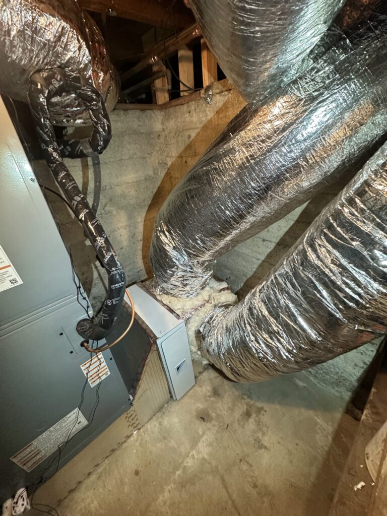 Duct leaks commonly waste 20-30% of conditioned air in older LA homes Dusty attic ductwork that may need cleaning or resealing