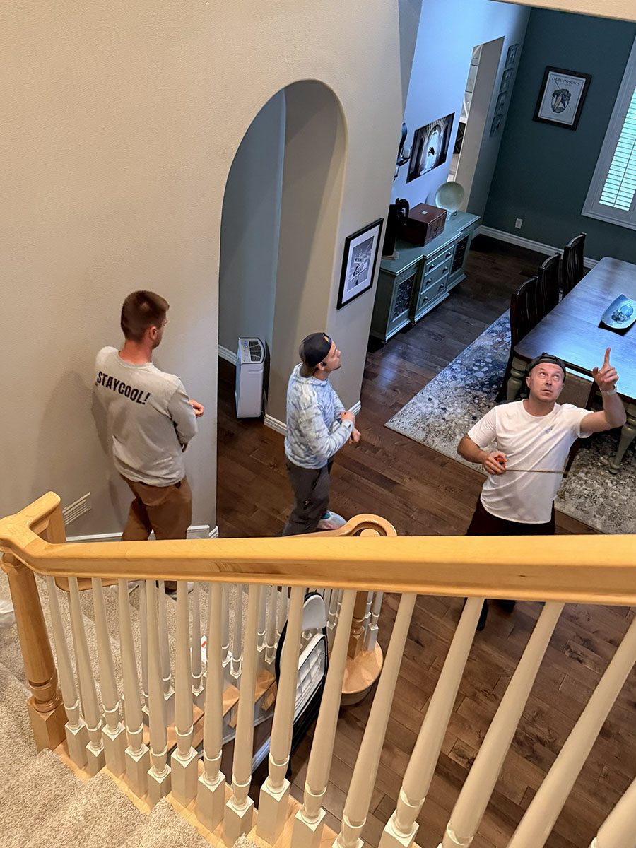 Homeowner walkthrough two-system HVAC rebuild Altadena Homeowner walkthrough for two-system HVAC rebuild in Altadena