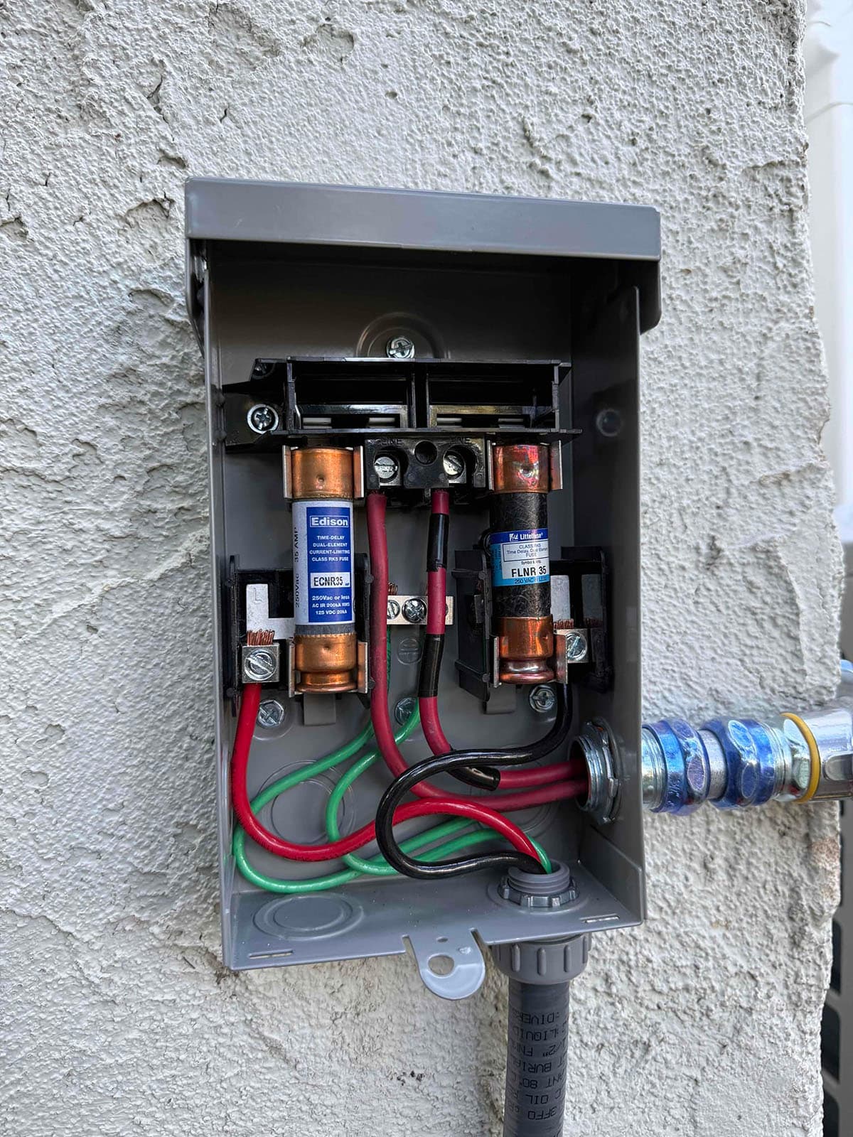 HVAC electrical disconnect and wiring upgrade in 90065