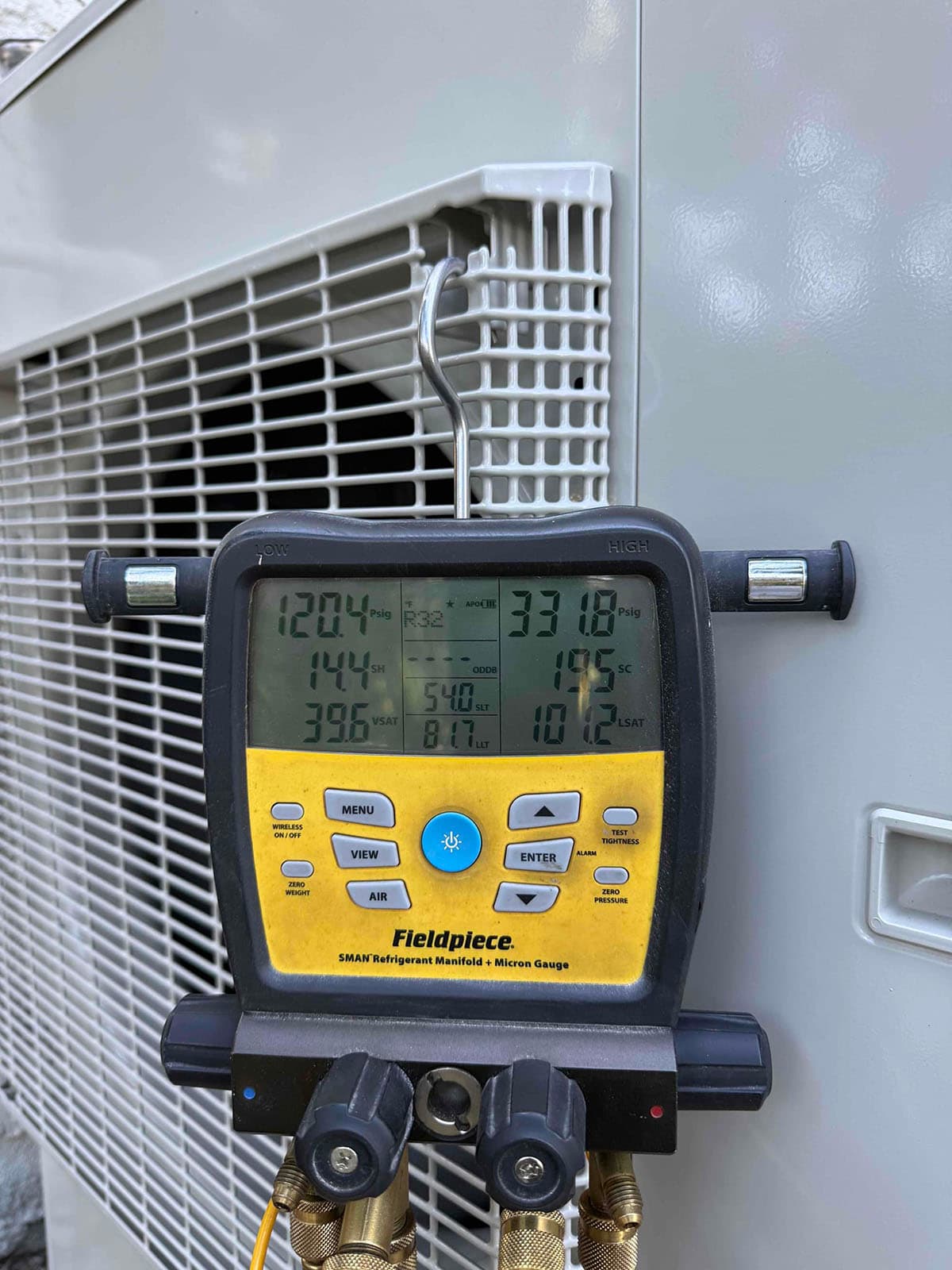 Refrigerant performance testing Daikin DH6 outdoor unit Refrigerant performance testing for Daikin DH6 outdoor unit