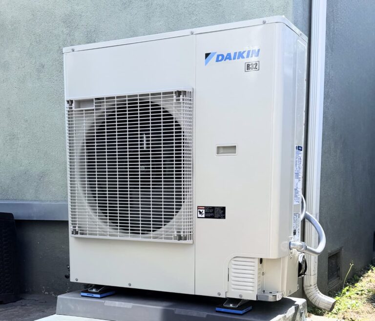 heat pump outdoor unit installation
