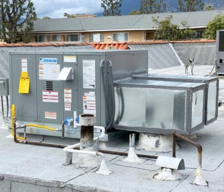 rooftop package unit installation