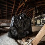 Insulated ductwork installed in attic of new home construction